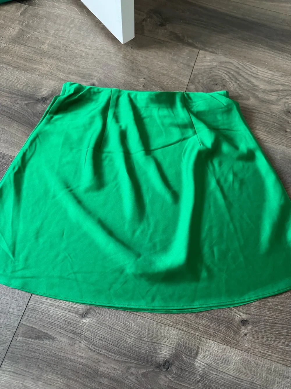 J. Crew Bright Green Circle Skirt